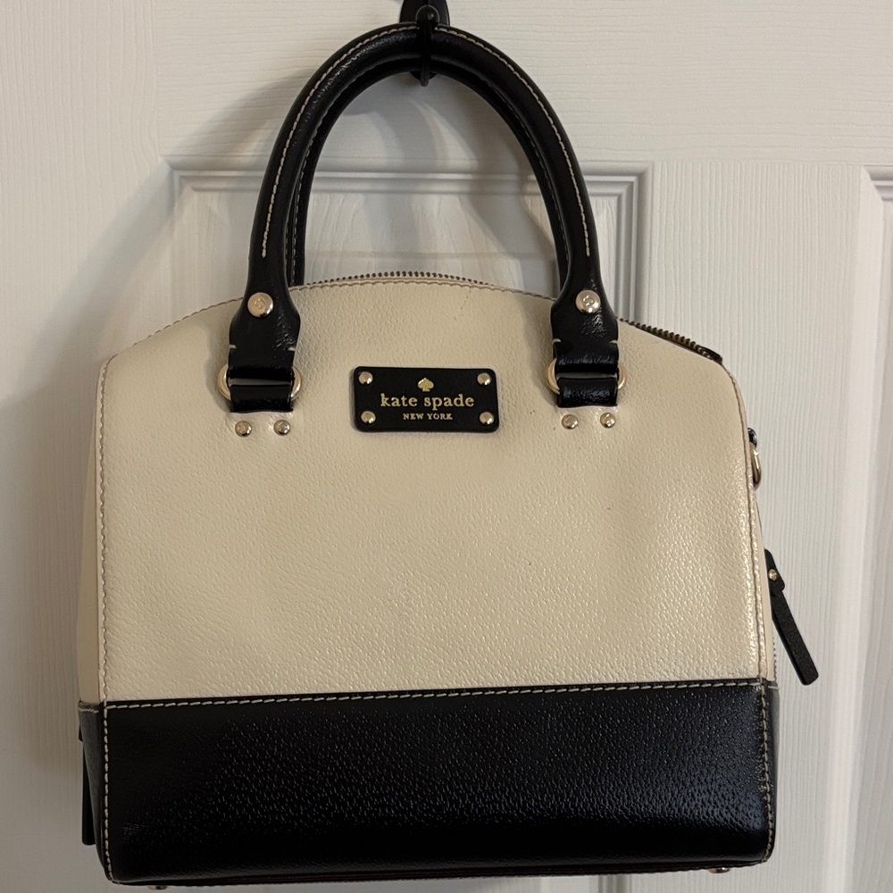 Kate Spade Black and White Satchel